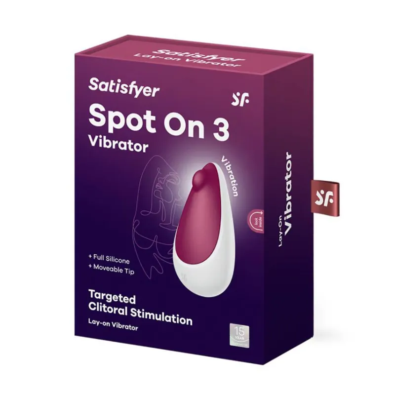 SATISFYER SPOT ON 3 VIBRADOR ROJO 1UN