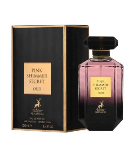 MAISON ALHAMBRA PINK SHIMMER SECRET OUD EAU DE PARFUM 100ML