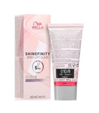 WELLA SHINEFINITY ZERO LIFT GLAZE TINTE 0108 60ML 1UN