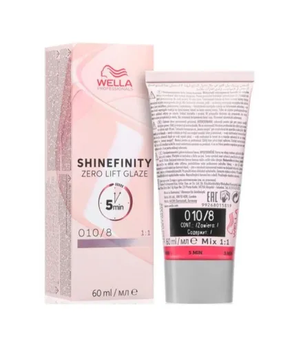 WELLA SHINEFINITY ZERO LIFT GLAZE TINTE 0108 60ML 1UN