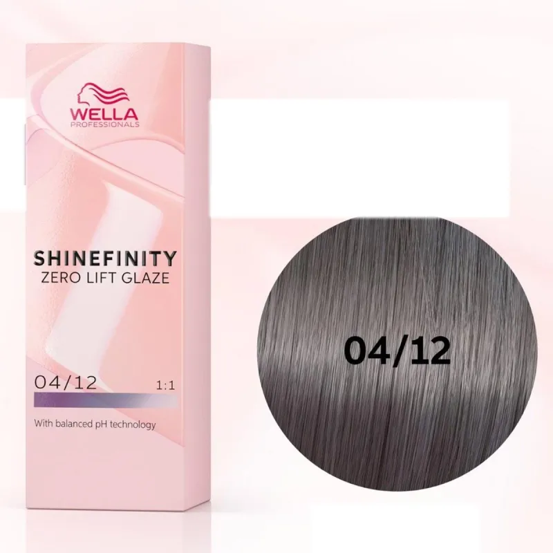 WELLA SHINEFINITY ZERO LIFT GLAZE TINTE 04/12 60ML WELLA SHINEFINITY ZERO LIFT GLAZE TINTE 04/12 60ML