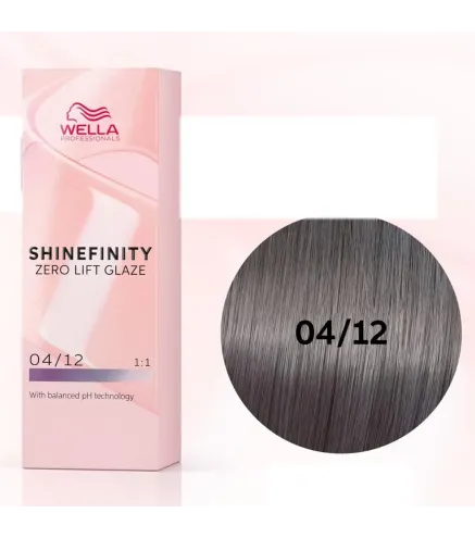 WELLA SHINEFINITY ZERO LIFT GLAZE TINTE 04/12 60ML