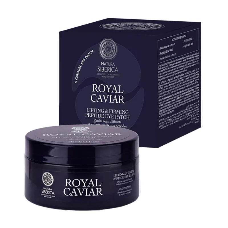 NATURA SIBERICA ROYAL CAVIAR TRATAMIENTO OJOS PEPTIDE PATCH 60UN