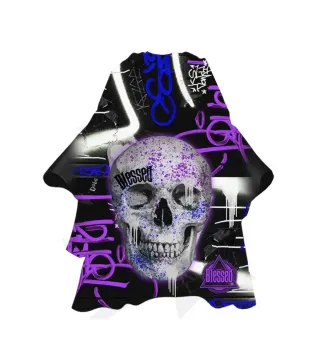 EUROSTIL PURPLE SKULL CAPA CON CUELLO DE NEOPRENO 1UN