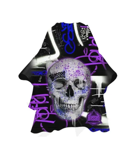 EUROSTIL PURPLE SKULL CAPA CON CUELLO DE NEOPRENO 1UN