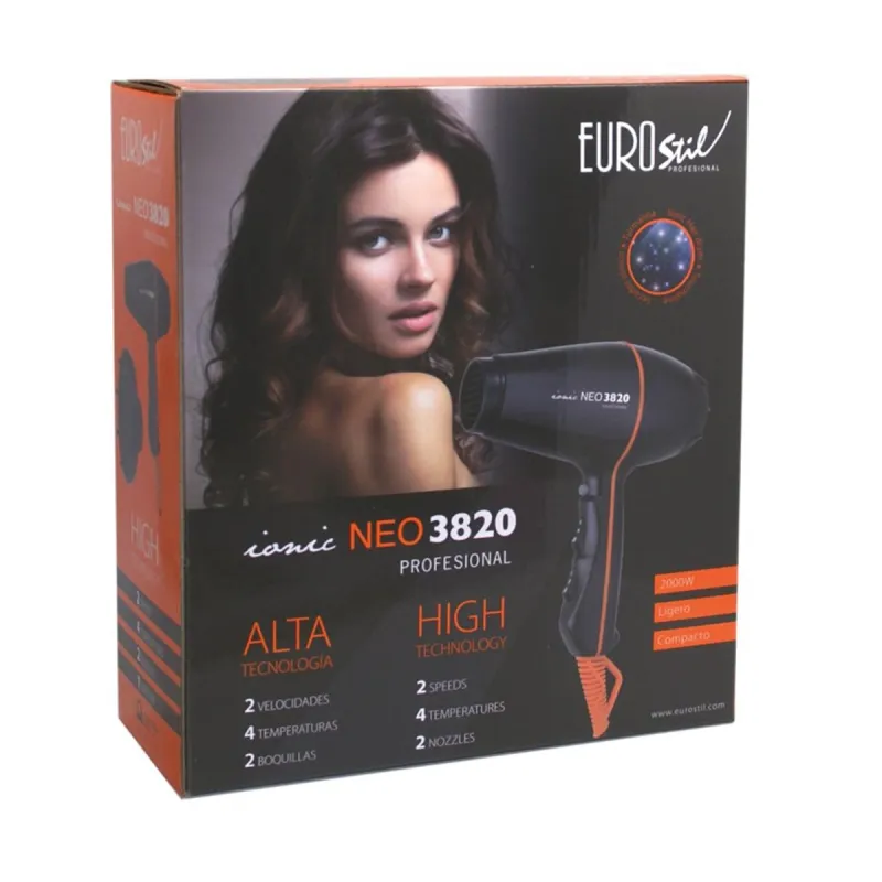 EUROSTIL IONIC NEO3820 PROFESIONAL SECADOR 2000W 1UN EUROSTIL IONIC NEO3820 PROFESIONAL SECADOR 2000W 1UN