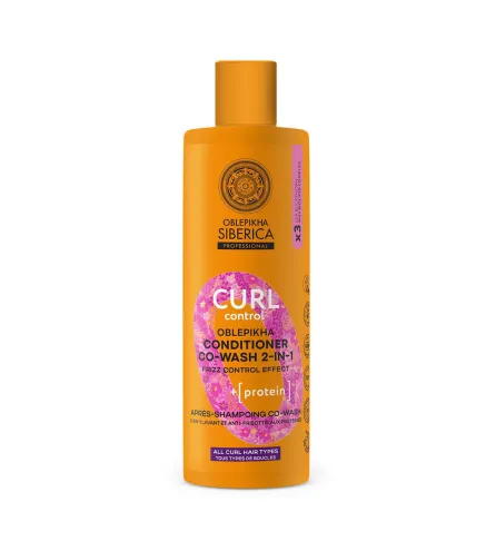 NATURA SIBERICA CURL PROTEIN COWASH 2IN1 ACONDICIONADOR 400ML