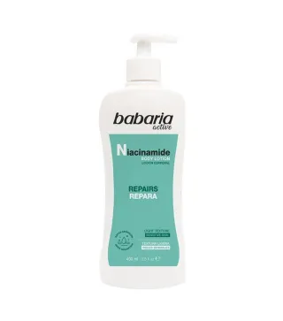 BABARIA ACTIVE NIACINAMIDE LOCION CORPORAL PIELES SENSIBLES CON DIFUSOR 400ML
