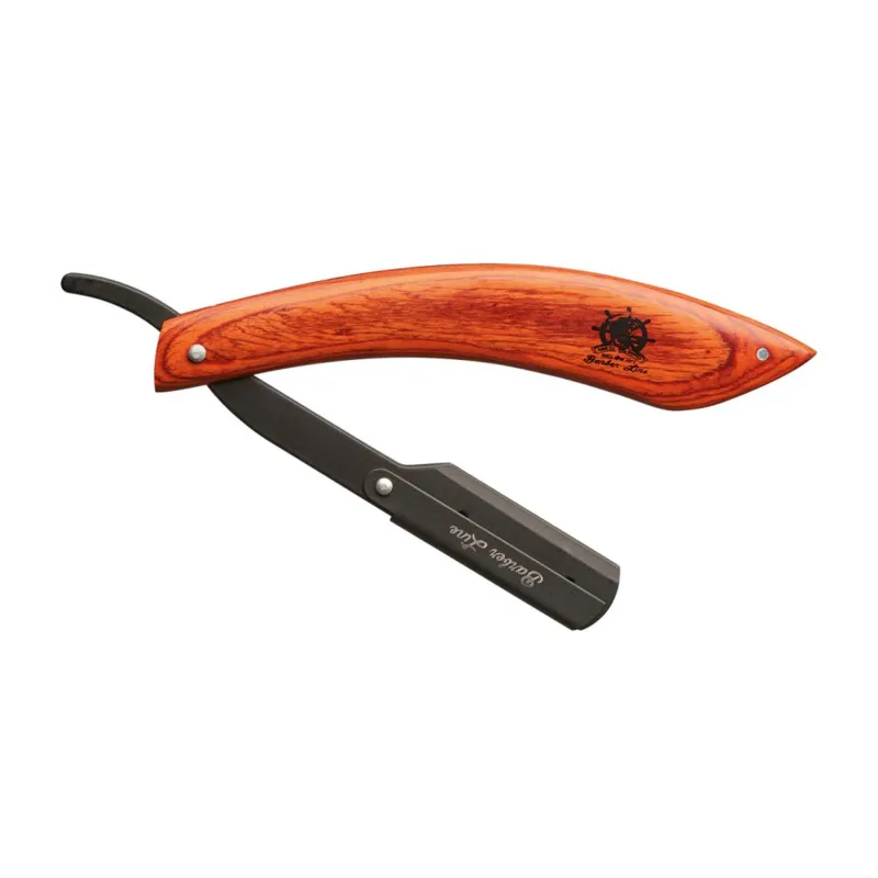 BARBER LINE MANGO DE MADERA NAVAJA DE AFEITAR 1UN BARBER LINE MANGO DE MADERA NAVAJA DE AFEITAR 1UN