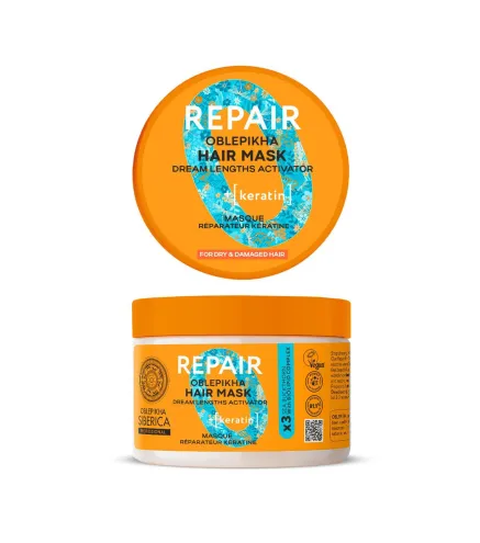 OBLEPIKHA REPAIR KERATIN MASCARILLA CAPILAR CABELLO SECO 300ML