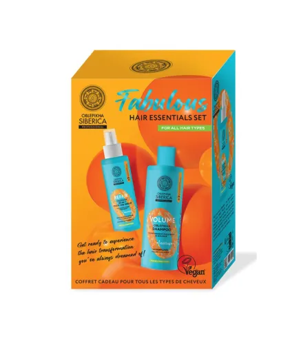 NATURA SIBERICA VOLUME+REPAIR COFFRET CHAMPU TODO TIPO DE CABELLO 200ML + ACONDICIONADOR 200ML