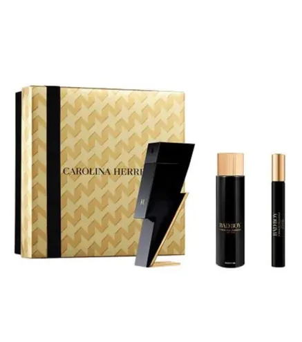 CAROLINA HERRERA BAD BOY EAU DE PARFUM 100ML + GEL DE BAÑO 1U + MINIATURA 10ML