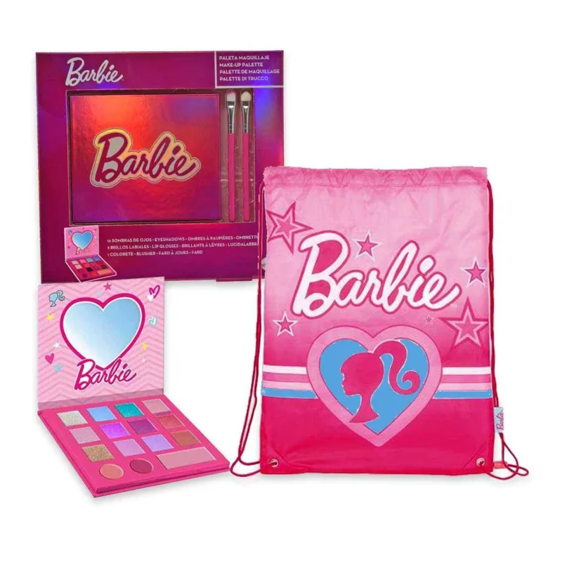 BARBIE NIÑOS SET SOMBRA DE OJOS Y BRILLO DE LABIOS 1UN BARBIE NIÑOS SET SOMBRA DE OJOS Y BRILLO DE LABIOS 1UN