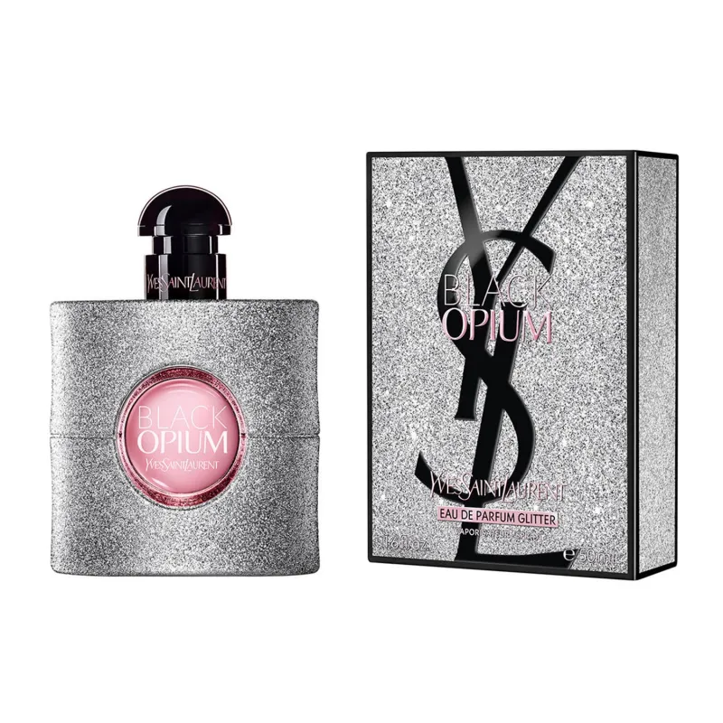 YVES SAINT LAURENT BLACK OPIUM EAU DE PARFUM GLITTER 50ML VAPORIZADOR