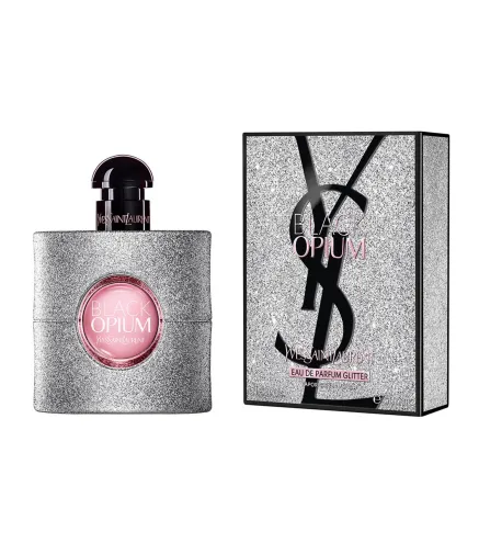 YVES SAINT LAURENT BLACK OPIUM EAU DE PARFUM GLITTER 50ML VAPORIZADOR