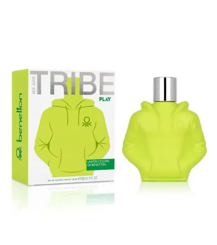 BENETTON WE ARE TRIBE PLAY EAU DE TOILETTE NATURAO 90ML VAPORIZADOR