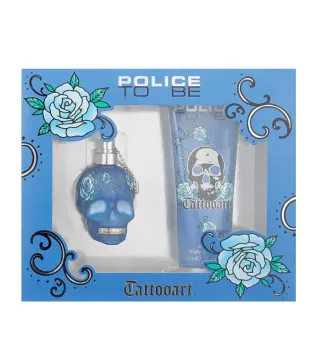 POLICE TO BE TATTOOART EAU DE PARFUM 40ML VAPORIZADOR + LOCION CORPORAL PERFUMADA 200ML