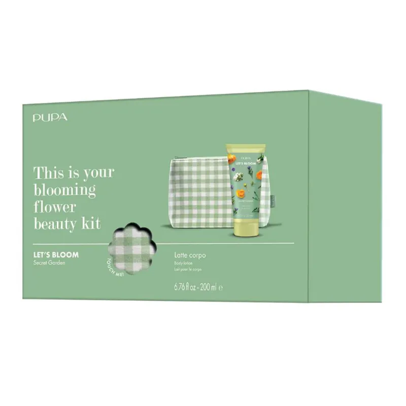 PUPA LET'S BLOOM LOCION CORPORAL SECRET GARDEN 200UN + NECESER 1U PUPA LET'S BLOOM LOCION CORPORAL SECRET GARDEN 200UN + NECESER 1U