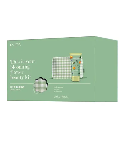 PUPA LET'S BLOOM LOCION CORPORAL SECRET GARDEN 200UN + NECESER 1U