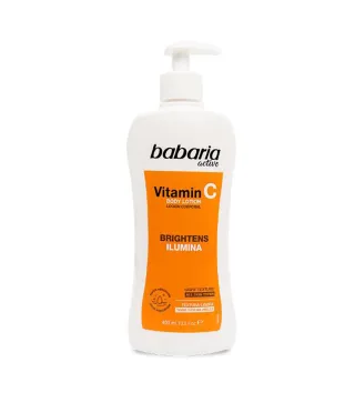 BABARIA ACTIVE VITAMIN-C LOCION CORPORAL TODO TIPO DE PIELES CON DIFUSOR 400ML