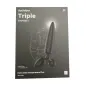 SATISFYER TRIPLE CRYSTAL 1 DILDO NEGRO NEGRO 1UN