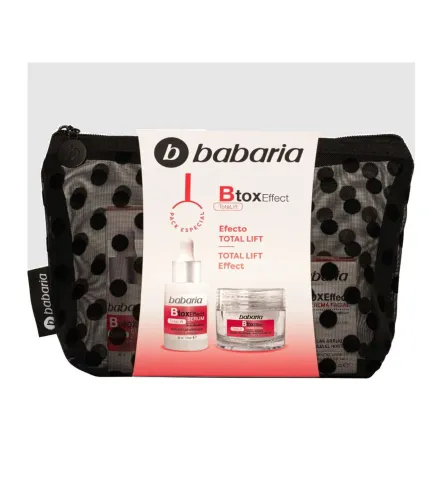 BABARIA BTOX EFFECT TOTAL LIFT CREMA FACIAL SET 50ML + SERUM 1U.