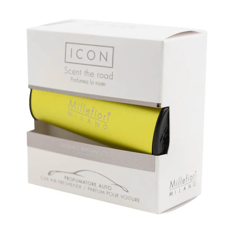 MILLEFIORI MILANO CAR AIR FRESHENER SANDALO BERGAMOTTO 1UN