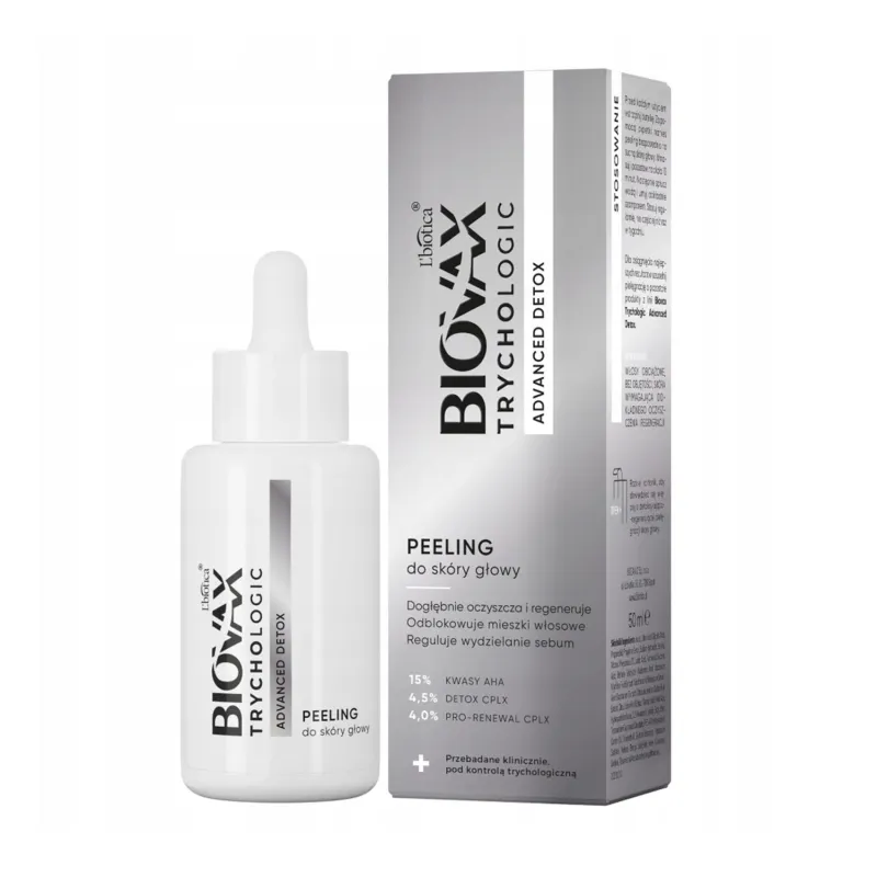BIOTICA BIOVAX TRYCHOLOGIC ADVANCE DETOX PEELING 50ML BIOTICA BIOVAX TRYCHOLOGIC ADVANCE DETOX PEELING 50ML