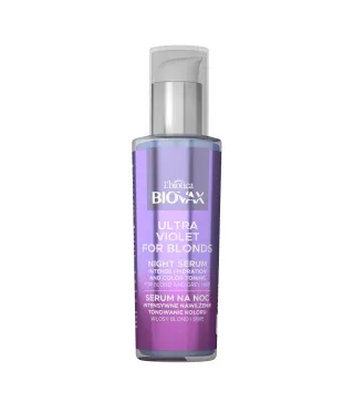 BIOTICA BIOVAX ULTRA VIOLET SERUM DE NOCHE CABELLOS RUBIOS 100ML