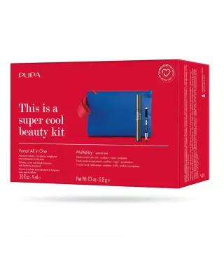 PUPA VAMP! SET MASCARA DE PESTAÑAS TRAVEL SET 1UN + LAPIZ DE OJOS 1U + NECESER 1U