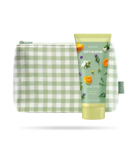 PUPA LETS'BLOOM LOCION CORPORAL SECRET GARDEN 200UN + NECESER 1U