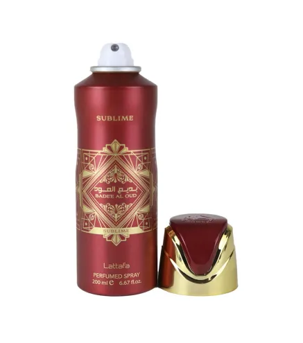 LATTAFA SUBLIME BADETE AL OUD SPRAY PERFUMADO 200ML VAPORIZADOR
