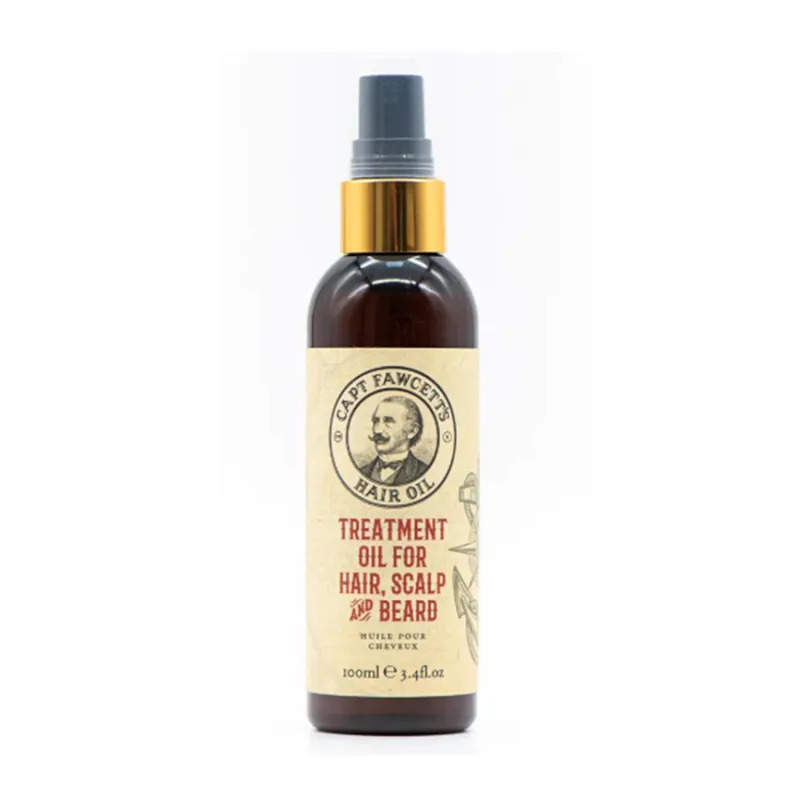 CAPTAIN FAWCETT FOR HAIR SCALP AND BEARD TRATAMIENTO ACEITE 100ML