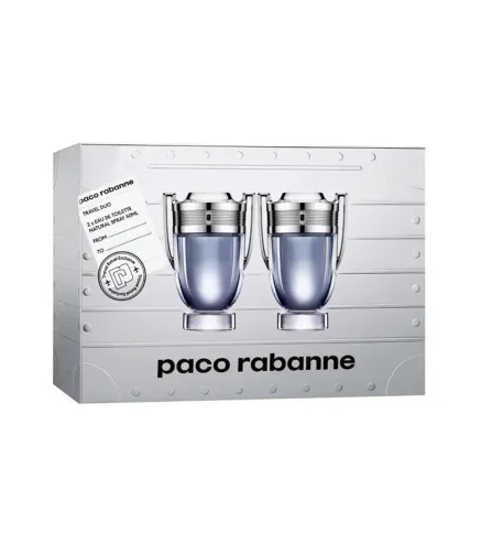PACO RABANNE INVICTUS EAU DE TOILETTE TRAVEL DUO 50ML VAPORIZADOR