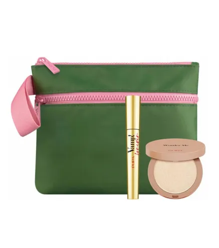 PUPA VAMP! FOREVER EYEMASK 1UN + WONDER ME POWDER 1U + NECESER 1U