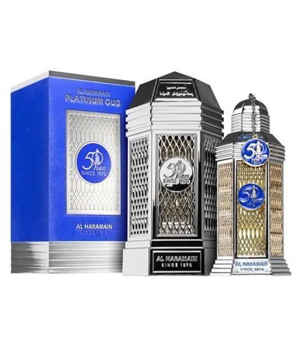 AL HARAMAIN PLATINUM OUD EAU DE PARFUM 50 YEARS 100ML VAPORIZADOR