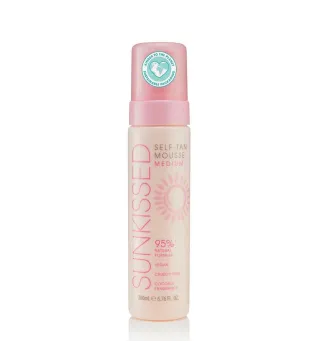 SUNKISSED SELF-TAN MOUSSE MEDIUM COCONUT FRAGRANCE 200ML