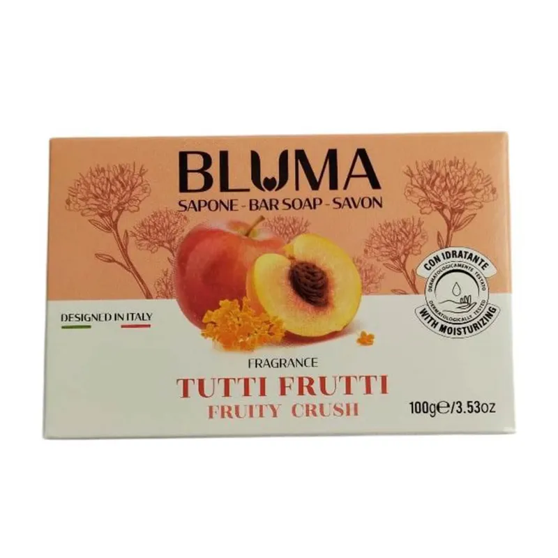 BLUMA TUTTI FRUTTI FRAGRANCE JABON BARRA 1UN BLUMA TUTTI FRUTTI FRAGRANCE JABON BARRA 1UN