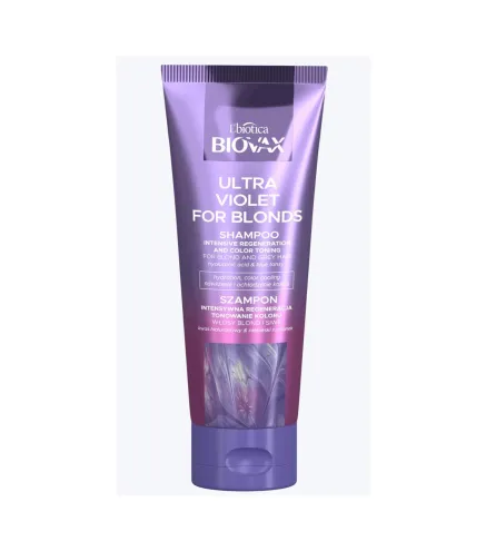BIOTICA BIOVAX ULTRA VIOLET CHAMPU CABELLOS RUBIOS 200ML