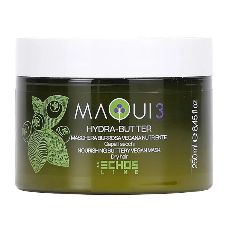 ECHOSLINE MAOUI 3 HYDRA-BUTTER VEGAN MASCARILLA CABELLO GRASO 250ML