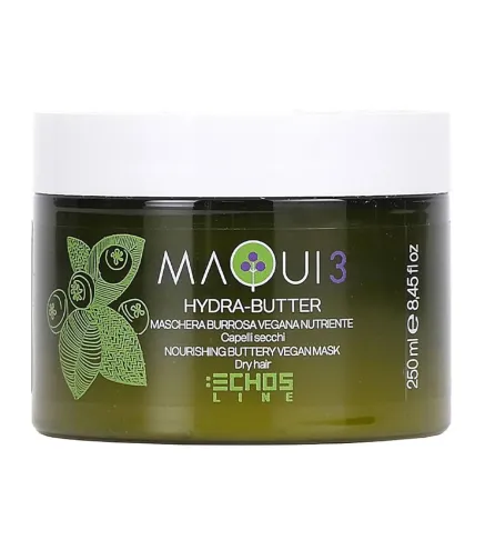 ECHOSLINE MAOUI 3 HYDRA-BUTTER VEGAN MASCARILLA CABELLO GRASO 250ML