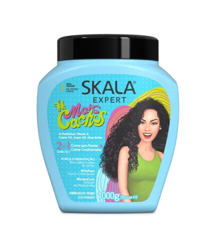 SKALA EXPERT MAIS CACHOS ACONDICIONADOR 1000ML + CREMA CAPILAR 1000ML
