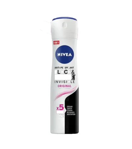 NIVEA BLACK&WHITE DESODORANTE ORIGINAL 150ML VAPORIZADOR