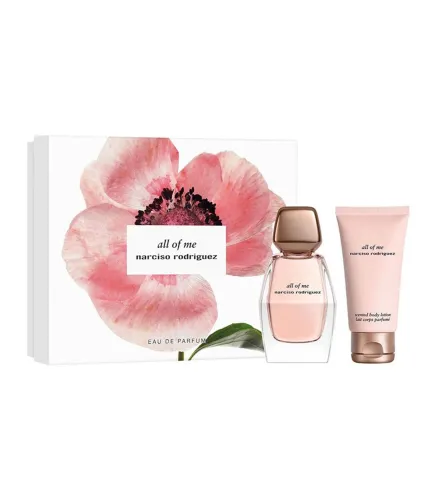 NARCISO RODRIGUEZ ALL OF ME EAU DE PARFUM 50ML VAPORIZADOR + LOCION CORPORAL PERFUMADA 50ML