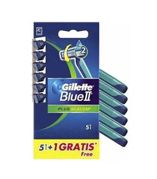 GILLETTE PLUS SLALOM CUCHILLAS 1 GRATIS 1UN