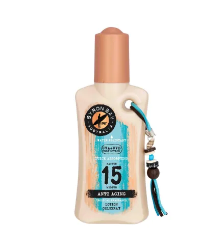 BYRON BAY FACTOR 15 MEDIUM LOCION GELSPRAY ANTI-EDAD 200ML