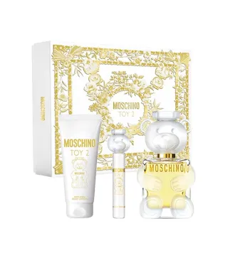 MOSCHINO TOY 2 EAU DE PARFUM 100ML VAPORIZADOR + LOCION CORPORAL PERFUMADA 100ML + MINIATURA EAU DE PARFUM 10ML VAPORIZADOR