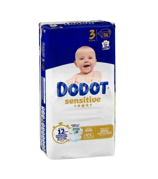 DODOT SENSITIVE PAÑALES 6-10KG 10000GR