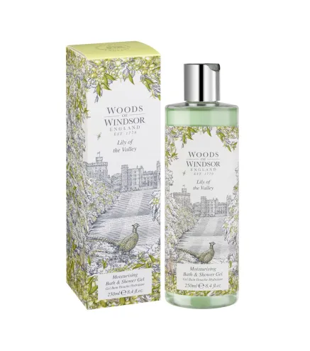 WOODS WINDSOR LILLY OF THE VALLEY GEL DE BAÑO MOISTURISING 250ML