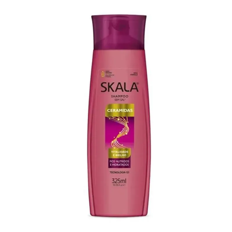 SKALA CON CERAMIDA CHAMPU SIN SAL 325ML SKALA CON CERAMIDA CHAMPU SIN SAL 325ML